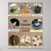 Circle Pics Vision Board Poster (Vorne)