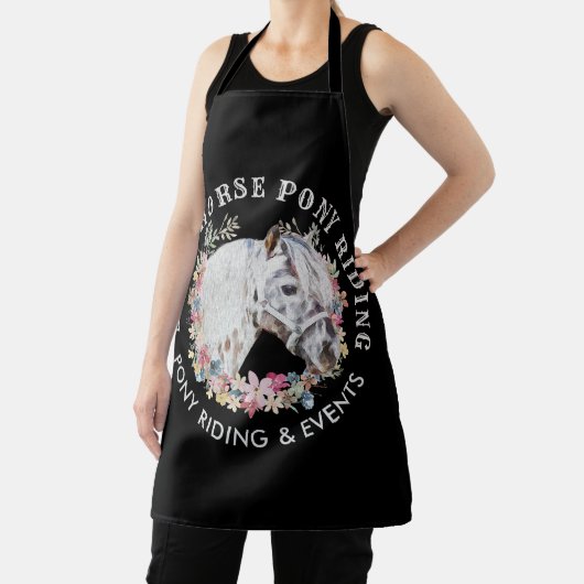 Circle Pony Logo Horse Schürze (InSitu)