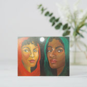 Circle Postcard Postkarte (Stehend Vorderseite)