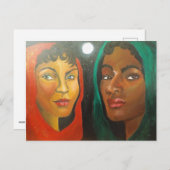 Circle Postcard Postkarte (Vorne/Hinten)