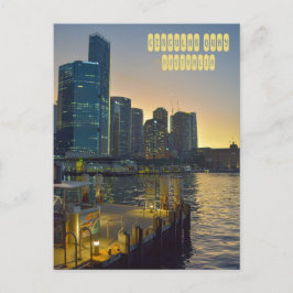 Circle Quay in Sydney Australien Postkarte