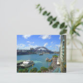 Circle Quay Sydney Postkarte (Stehend Vorderseite)