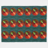 CIRCLE RED FLEECEDECKE (Vorderseite (Horizontal))