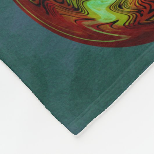 CIRCLE RED FLEECEDECKE (Ecke)