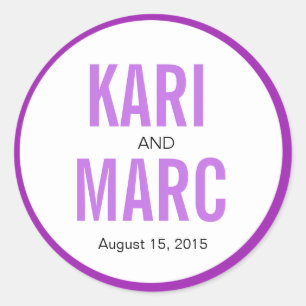 Circle Rim Kontur Gunst Decal   LILA Runder Aufkleber