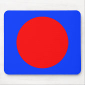 Circle - Rot und Blau Mousepad (Vorne)