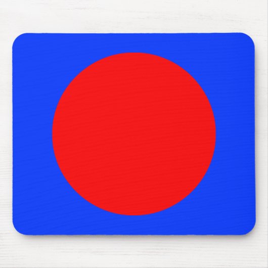 Circle - Rot und Blau Mousepad (Vorne)