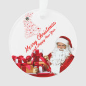 Circle Santa Ornament (Vorderseite)