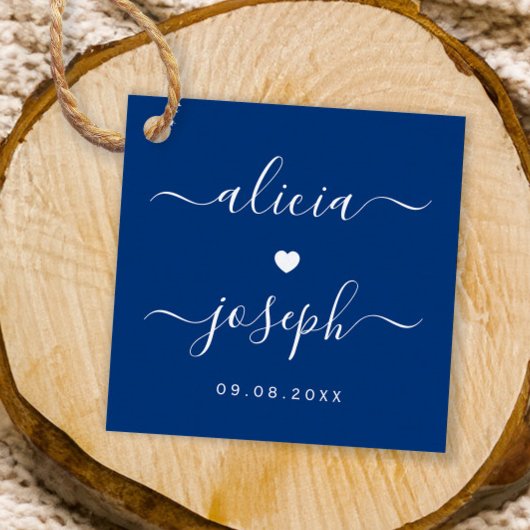 Circle Scalloped Wedding oder Dusche Geschenketike Geschenkanhänger