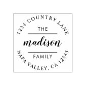 Circle Script | Erstellen Sie Ihre eigene Rücksend Gummistempel (Prägung)