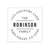 Circle Script | Erstellen Sie Ihre eigene Rücksend Gummistempel (Prägung)