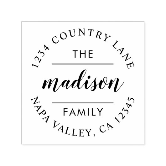 Circle Script | Erstellen Sie Ihre eigene Rücksend Permastempel (Design)