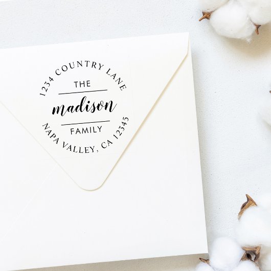 Circle Script | Erstellen Sie Ihre eigene Rücksend Permastempel