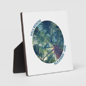 Circle Shape Girls Bachelorette Wochenende Foto Fotoplatte (Vorderseite)