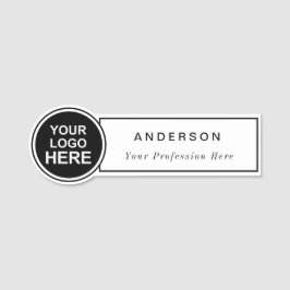 Circle Shaped Custom Business Logo Mitarbeiter Namensschild