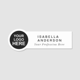 Circle Shaped Custom Business Logo Mitarbeiter Namensschild