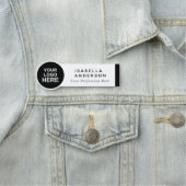 Circle Shaped Custom Business Logo Mitarbeiter Namensschild (Beispiel)