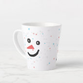 Circle, Snowman, Silvester, Star Milchtasse (Linke Ecke)