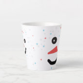 Circle, Snowman, Silvester, Star Milchtasse (Vorderseite)