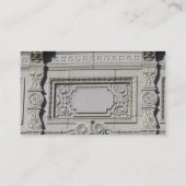 Circle Square Architectural Stone Custom Geschäft Visitenkarte (Rückseite)