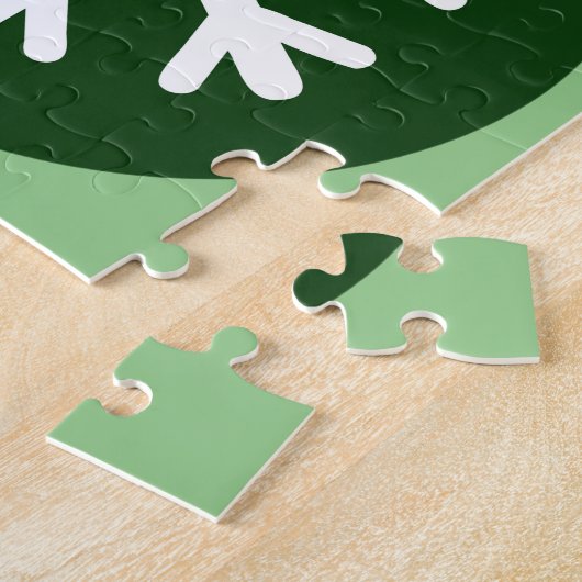 Circle Style Schneeflocken Schneeflocken farbenfro Puzzle (Seite)