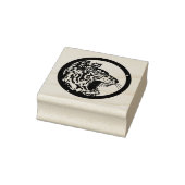 Circle Tiger Head Gummistempel (Stempel)
