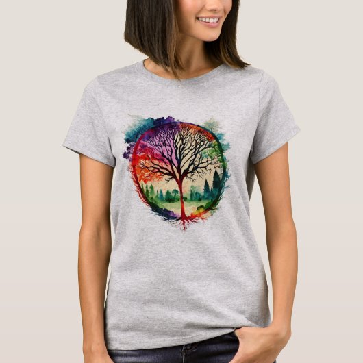 Circle Tree of Life T - Shirt (Vorderseite)