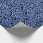 Circle Triangle Recovery Sobriety Wrapping Paper Geschenkpapier (Ecke)