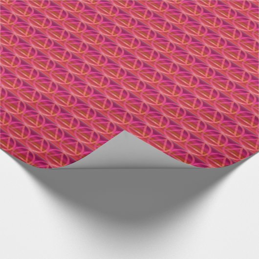 Circle Triangle Recovery Sobriety Wrapping Paper Geschenkpapier (Ecke)