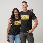 Circle Triangle Square Card Game T-Shirt (Unisex)