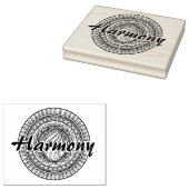 Circle Tribal Doodle Gummistempel (Stempel)