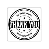 Circle Vielen Dank, kundenspezifisches Geschäft un Gummistempel (Prägung)