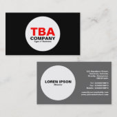 Circle Visitenkarte (Vorne/Hinten)