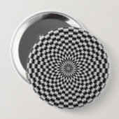 Circle Weave in Monochrome Button (Vorne & Hinten)