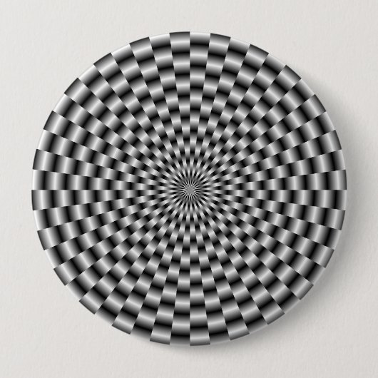 Circle Weave in Monochrome Button (Vorderseite)