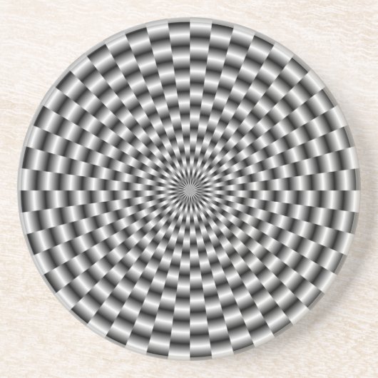Circle Weave in Monochrome Untersetzer (Vorne)