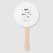 Circle Wedding Program Fan Fächer (Rückseite)