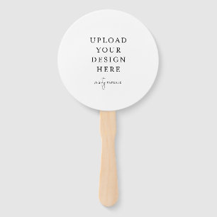 Circle Wedding Program Fan Fächer