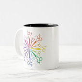 Circle Zweifarbige Tasse (Vorderseite Links)