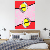 Circled Back Scrum Design II Leinwanddruck (Insitu (Schlafzimmer))