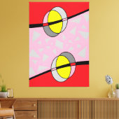 Circled Back Scrum Design II Leinwanddruck (Insitu (Wohnzimmer))