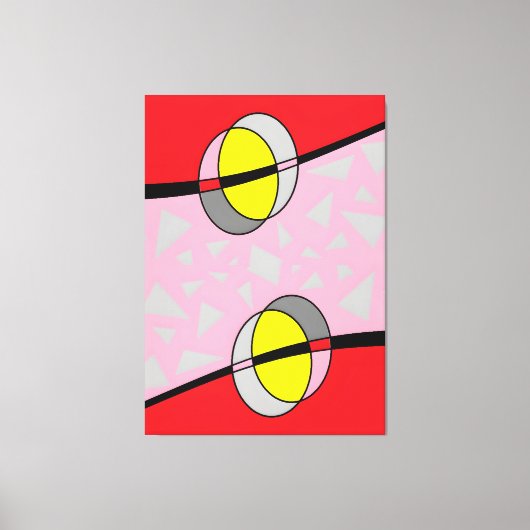 Circled Back Scrum Design II Leinwanddruck (Vorderseite)