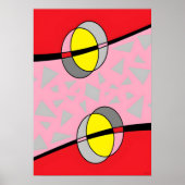 Circled Back Scrum Design II Poster (Vorne)