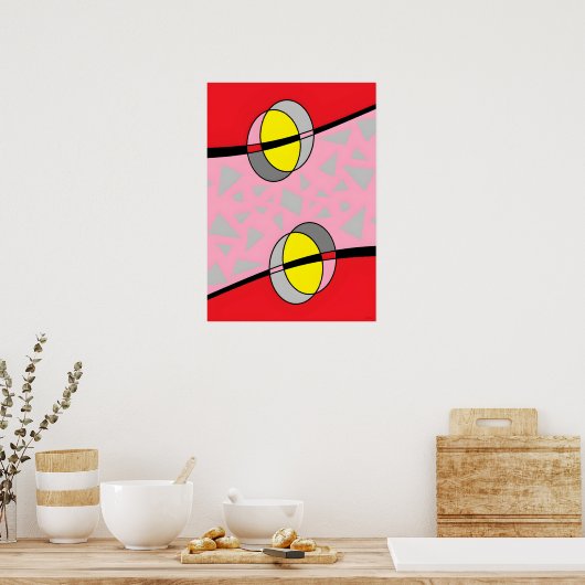 Circled Back Scrum Design II Poster (Küche)