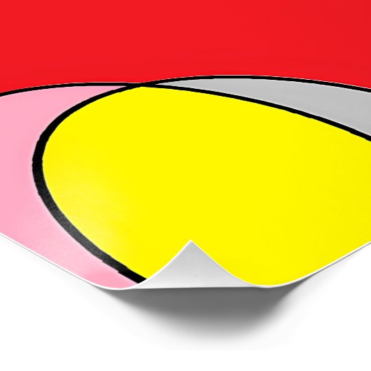 Circled Back Scrum Design Poster (Ecke)