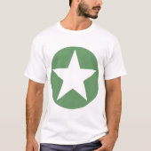Circled Star - Army Green T-Shirt (Vorderseite)