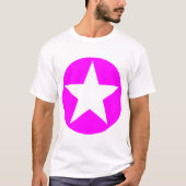 Circled Star - Magenta T-Shirt (Vorderseite)