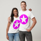 Circled Star - Magenta T-Shirt (Unisex)