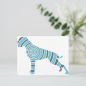 Circledog Postkarte (Stehend Vorderseite)