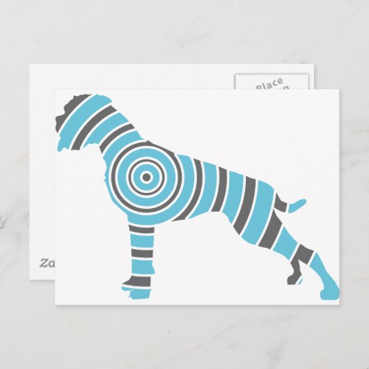 Circledog Postkarte (Vorne/Hinten)